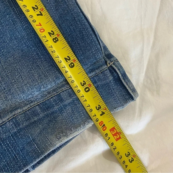 NY&C women’s  bootcut Y2K washed blue zip up pants size 8 - Picture 7 of 14